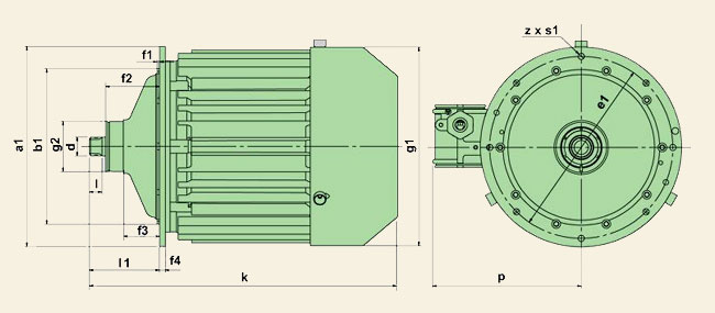 Электродвигатели серии КЕ – EX (К)