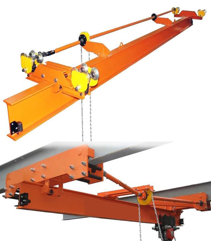 Кран ручной подвесной однобалочный 1т