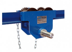 Каретка c цепным ручным приводом